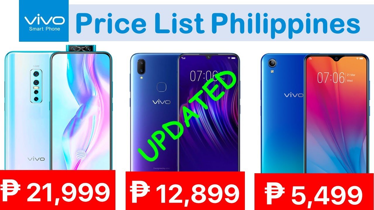 Vivo Smartphone Price List in Philippines [UPDATED July 2020]