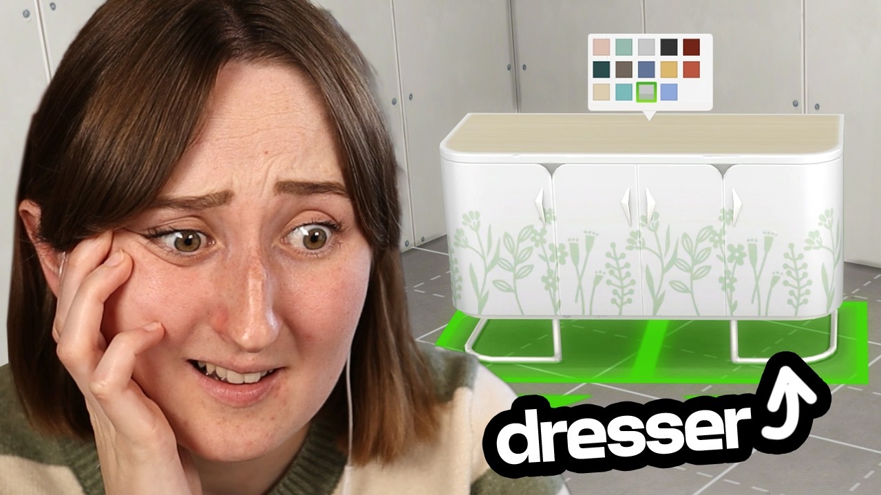 i built an entire sims house inspired by a DRESSER