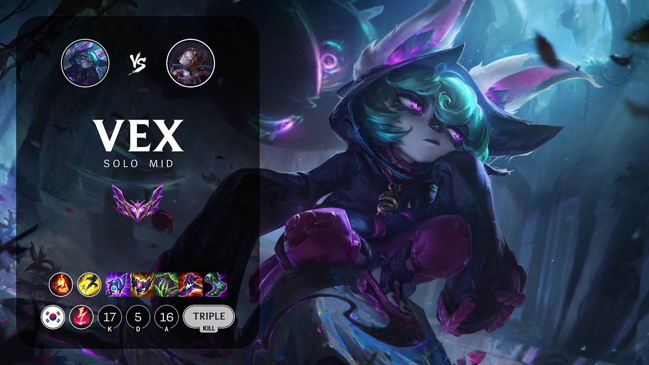 Vex Mid vs Orianna - KR Master Patch 13.5