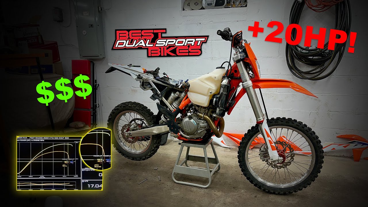 Adding 20HP to my 2023 KTM 500 EXC-F Dual Sport!! INSANE!!