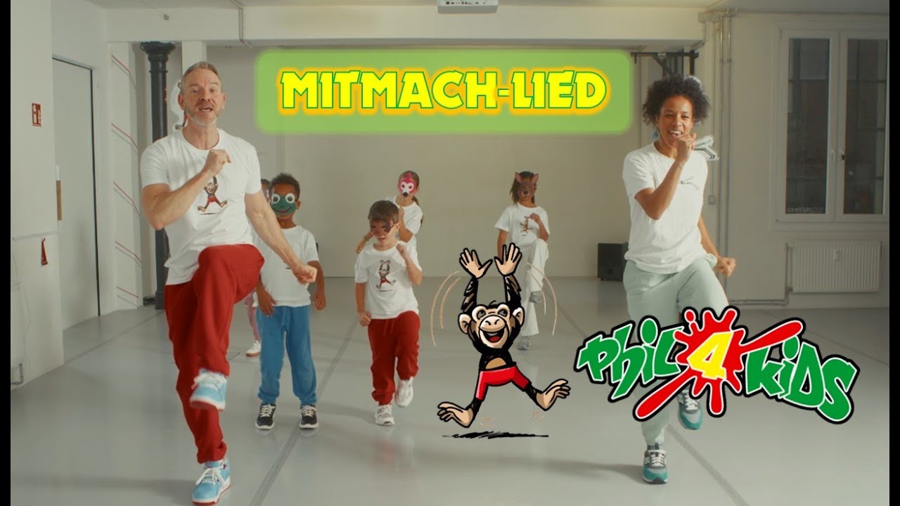 Mitmachlied für Kinder | Tierisch in Bewegung – offizielles Musikvideo | Phil4Kids & Sarah Lasaki
