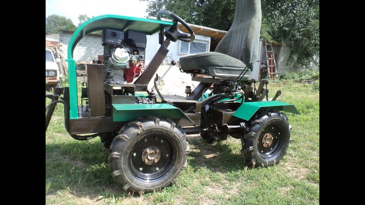 Про заднюю навеску,улучшения и решения для самодельного мини-трактора