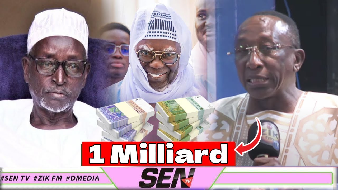 Allahu Akbar: Serigne Cheikh Saliou donne 1milliard à Serigne Mountakha Mbacké