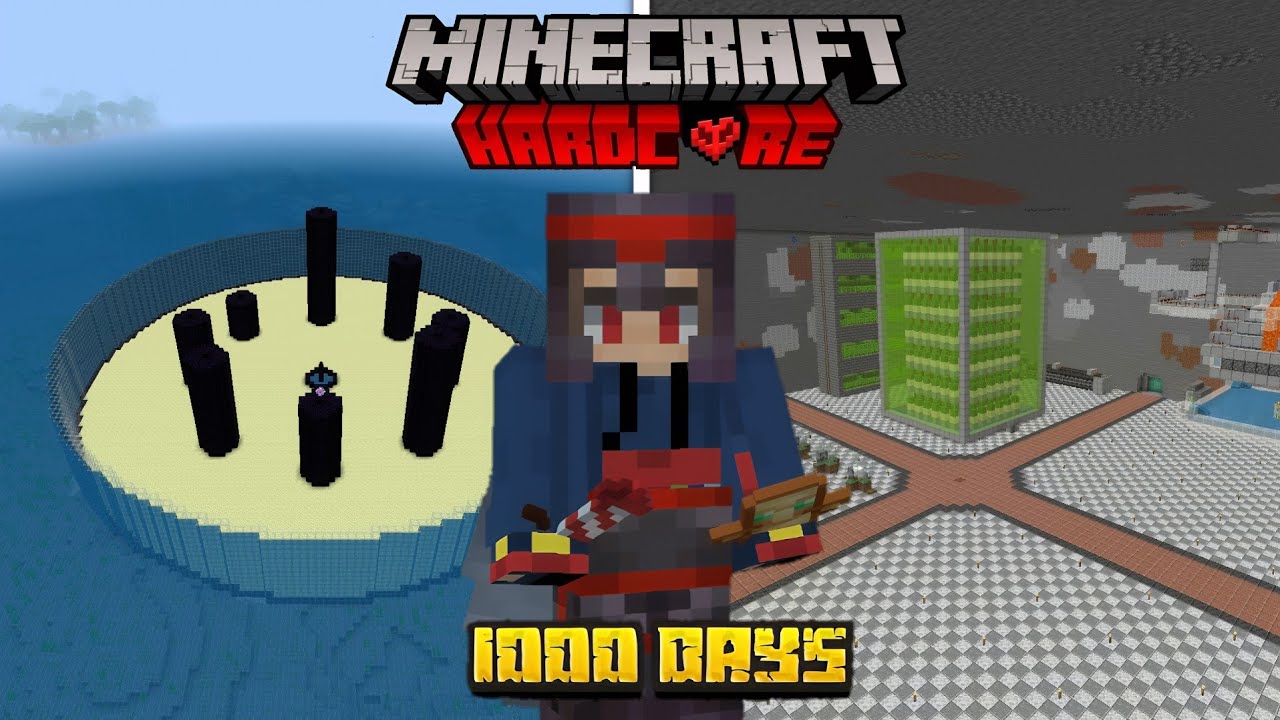 قضيت 1000 يوم في ماين كرافت هاردكور 💯 | Minecraft