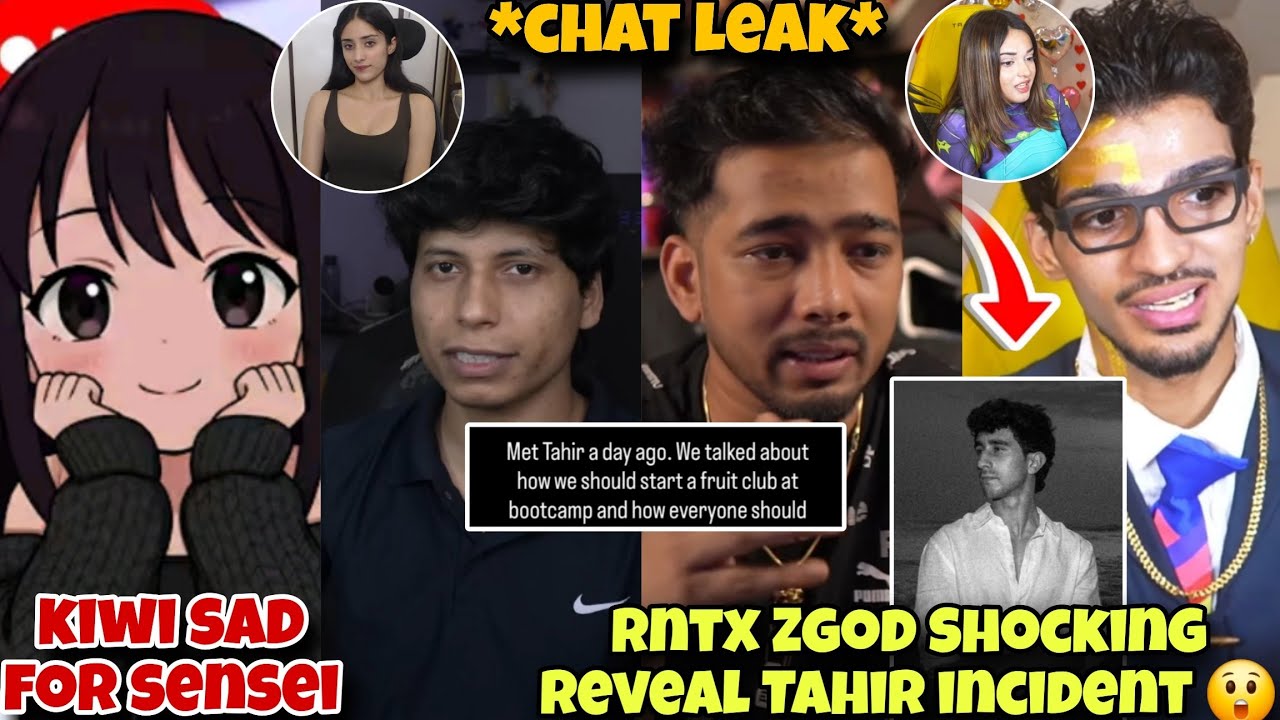 Kiwi Sad For Sensei🥲RNTX ZGod Shocked Reveal Unseen Chat Clip😱 Amya Scout Troll Ninjajod 😂Tahirfuego