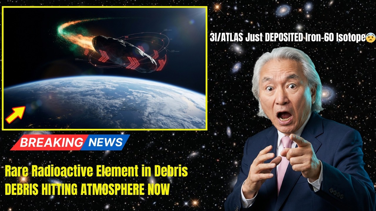3I/ATLAS Just DEPOSITED Iron-60 Isotope — Rare Radioactive Element in Debris | Michio Kaku