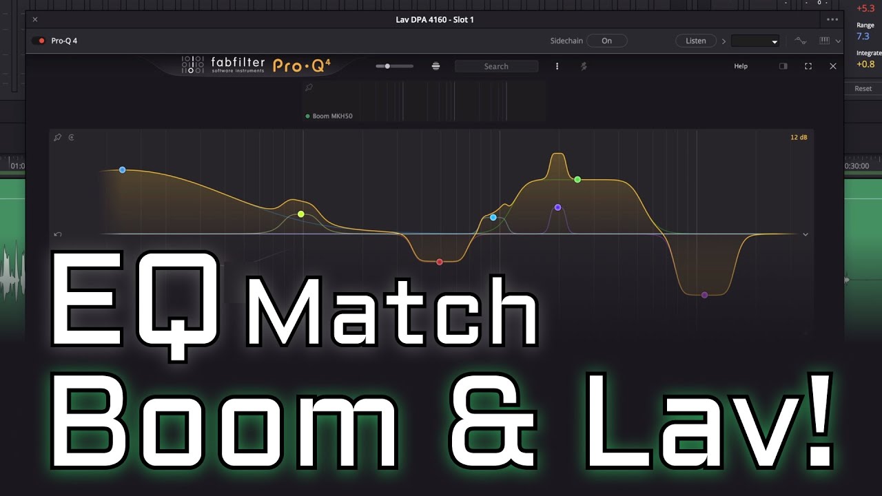 EQ Match Your Boom and Lav Mic