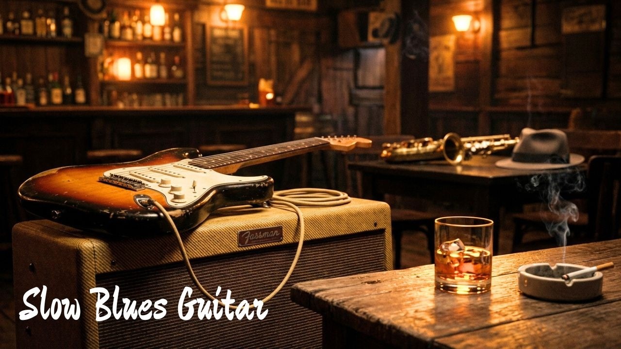 Slow Blues Instrumental for Deep Relaxation