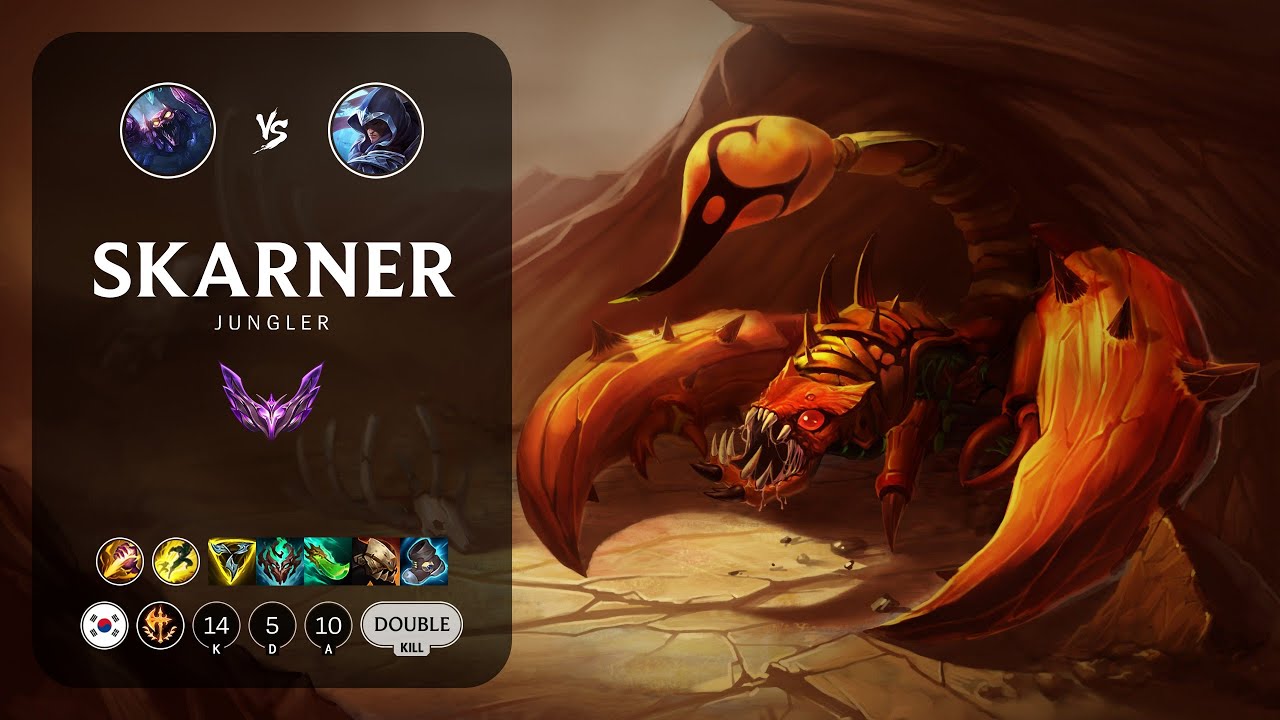 Skarner Jungle vs Talon - KR Master Patch 13.22