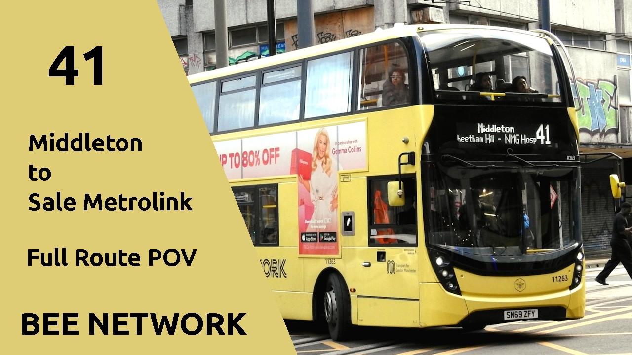41 | Middleton to Sale Metrolink | Route POV
