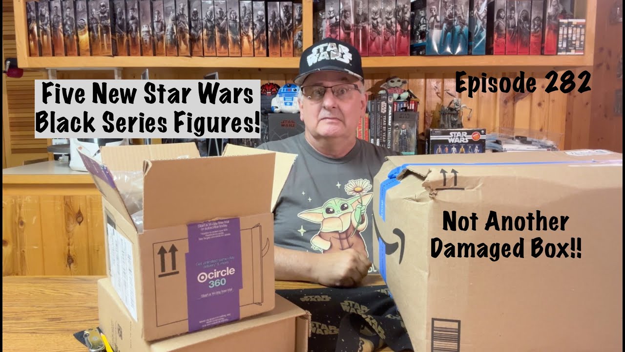 E282 Five New Star Wars Black Series Figures! Are They Undamaged?
