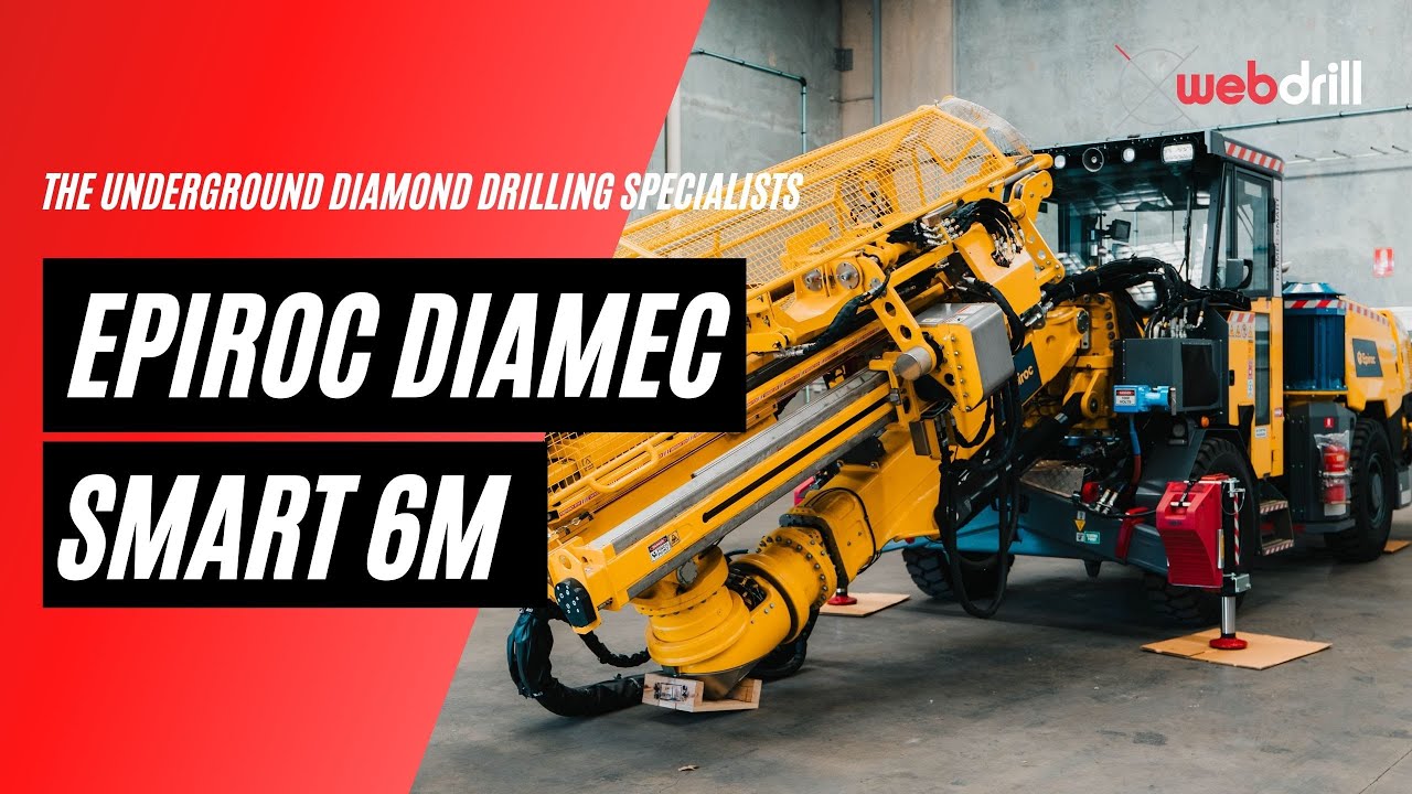 Check out Webdrill's new rig - Epiroc Diamec Smart 6M Drill Rig.
