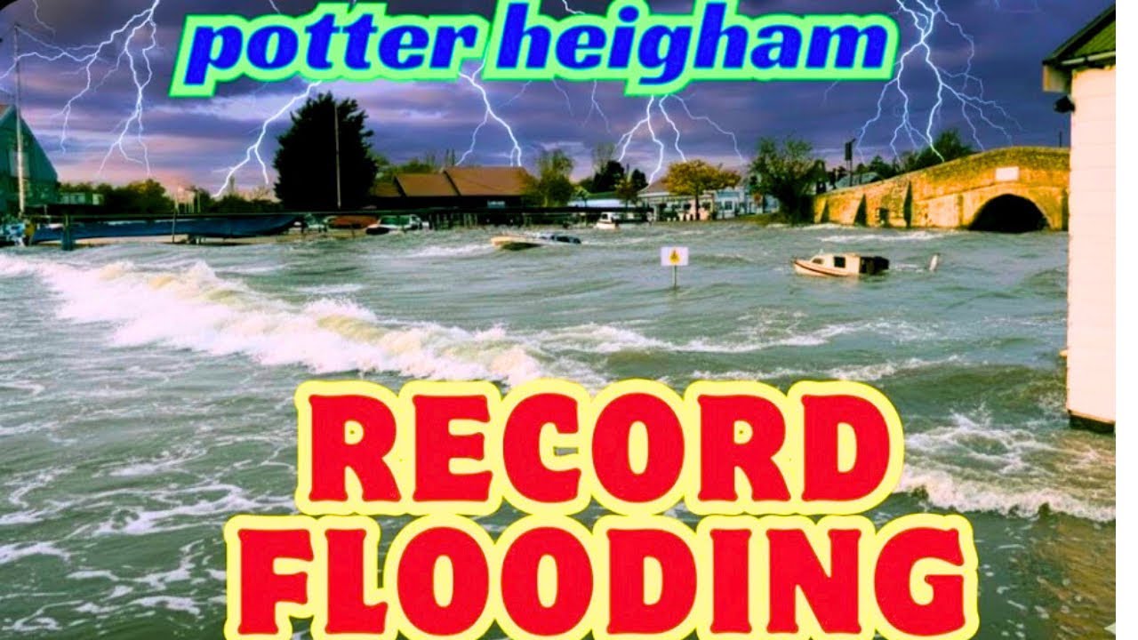 ROADS & FIELDS UNDER WATER! 🌊🚗 | Potter Heigham Record Floods | River Thurne | WFA Explore