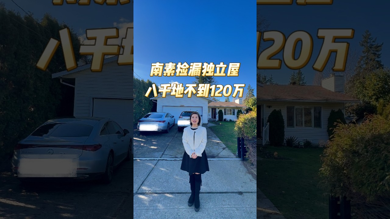 南素捡漏独立屋八千地不到120万