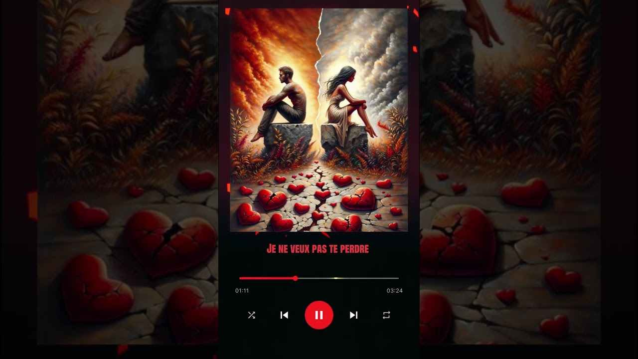 Je ne veux pas te perdre #music #creationsurmesure #love #creation #newsong #song 