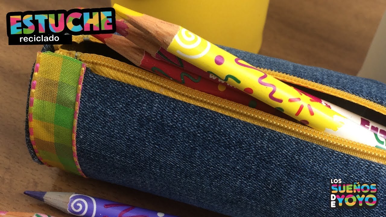 Convierte tubos de cartón en una lapicera o estuche