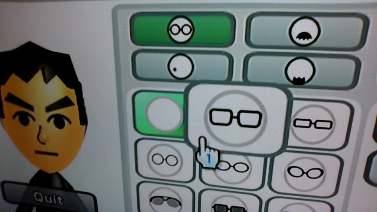 How to Make a Nerd Boy Mii