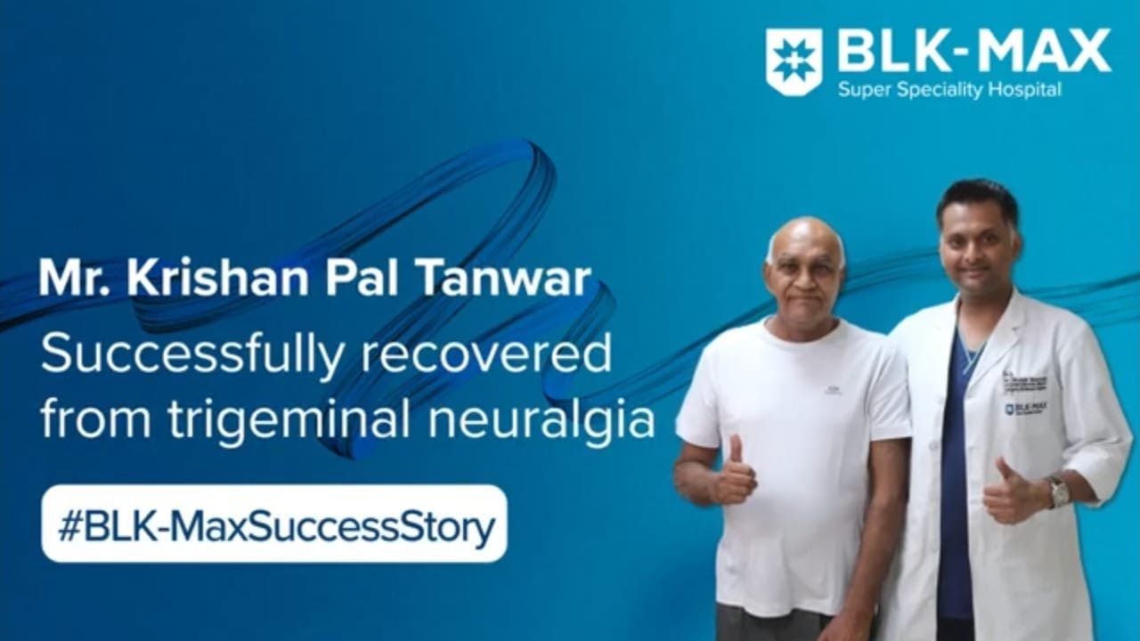 Mr. Krishan Pal Tanwar Successfully recovered from trigeminal neuralgia