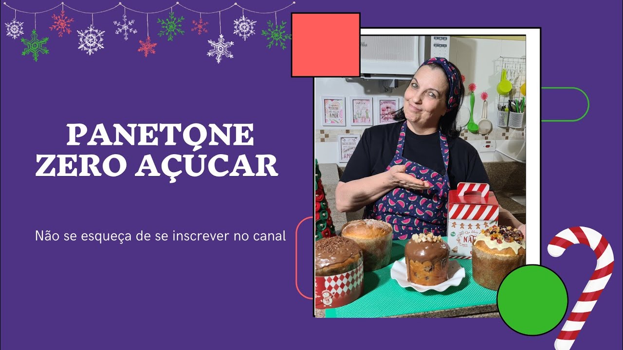 ZERO AÇÚCAR: Não Pode Faltar PANETONE Diet Na sua Ceia