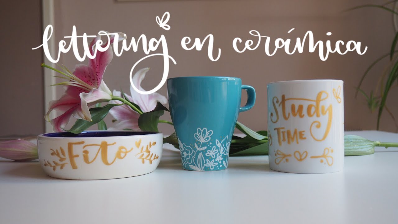 Lettering en cerámica