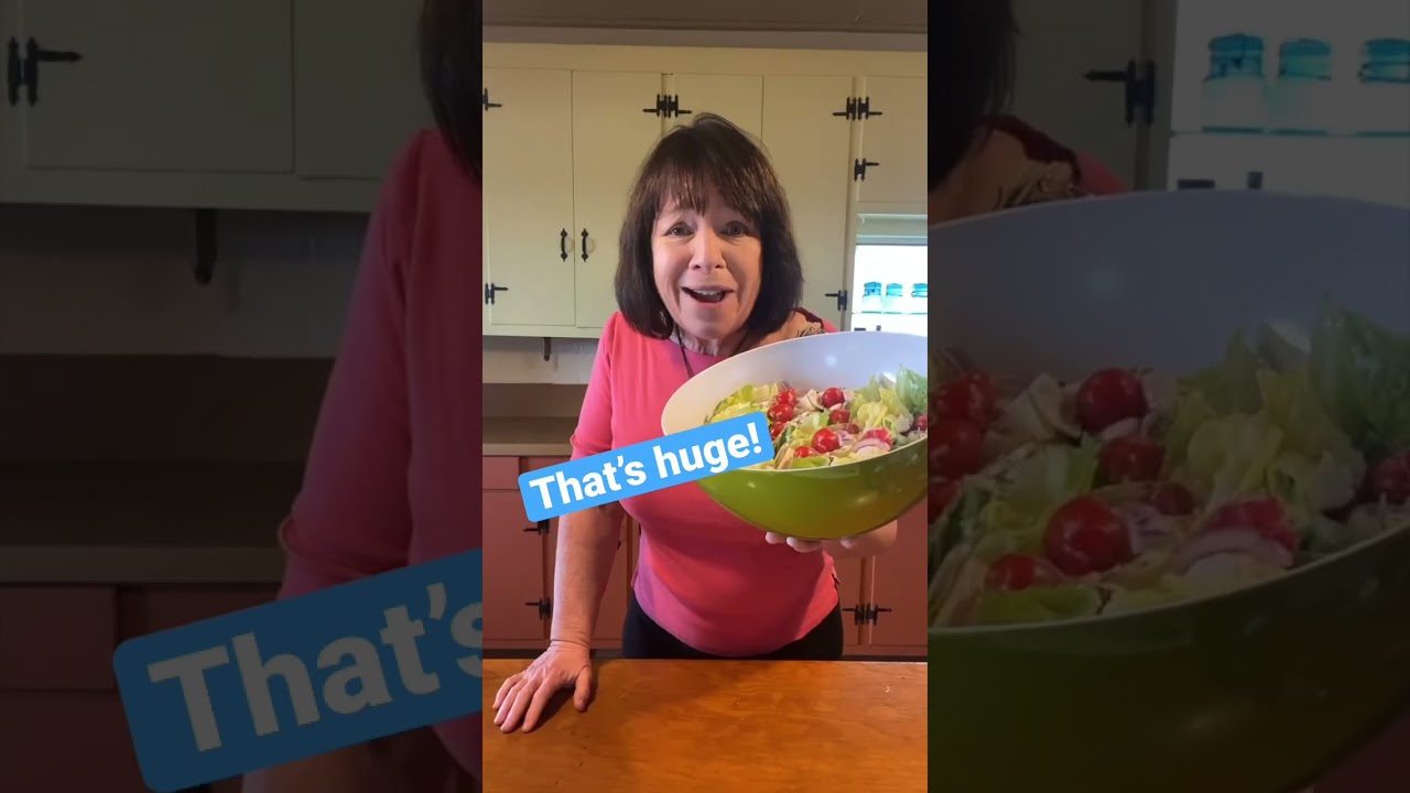 A Ridiculously Big Salad!