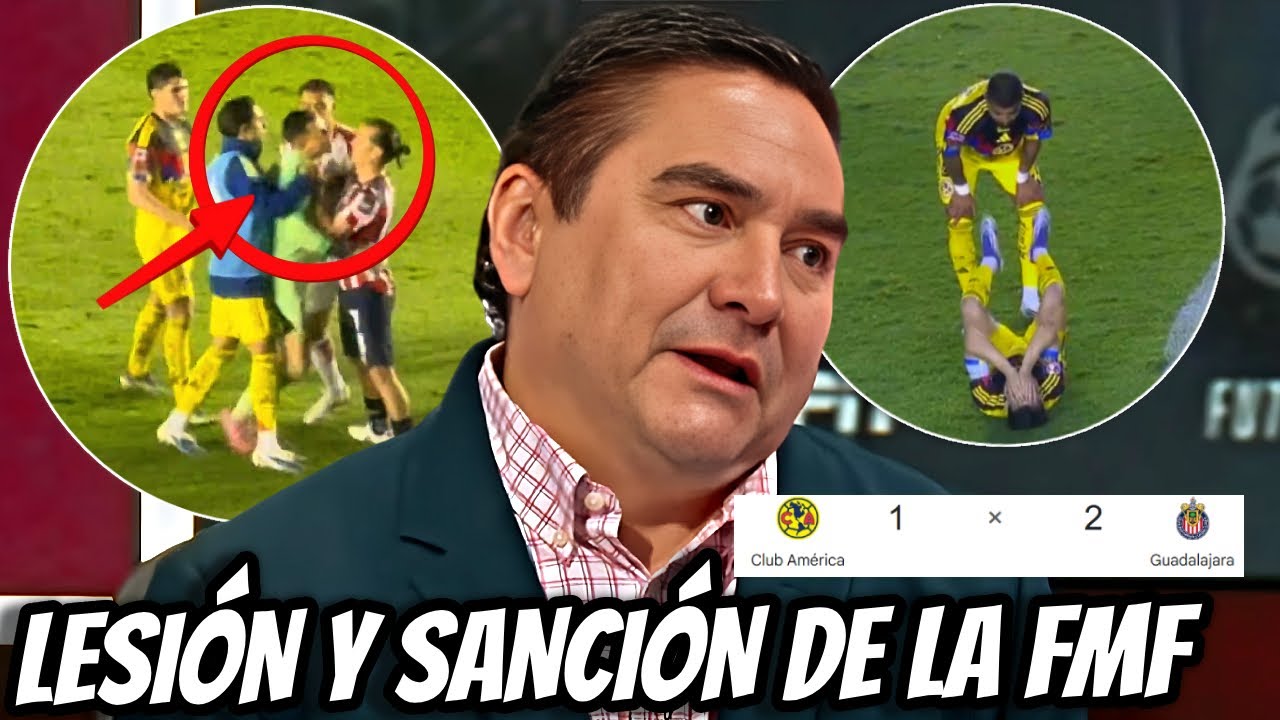 FMF CONFIRMA SANCIÓN DURÍSIMA😡! AMÉRICA CAE DE REMONTADA Y SU CRACK AL HOSPITAL! CLUB AMÉRICA HOY