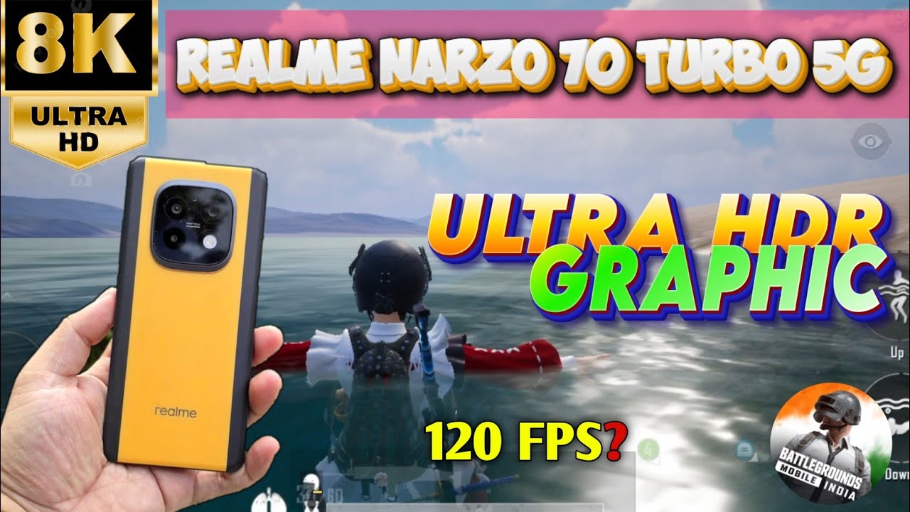Realme Narzo 70 Turbo ULTRA HDR GRAPHIC FPS TEST|Realme Narzo 70 Turbo High Graphic Performance Test