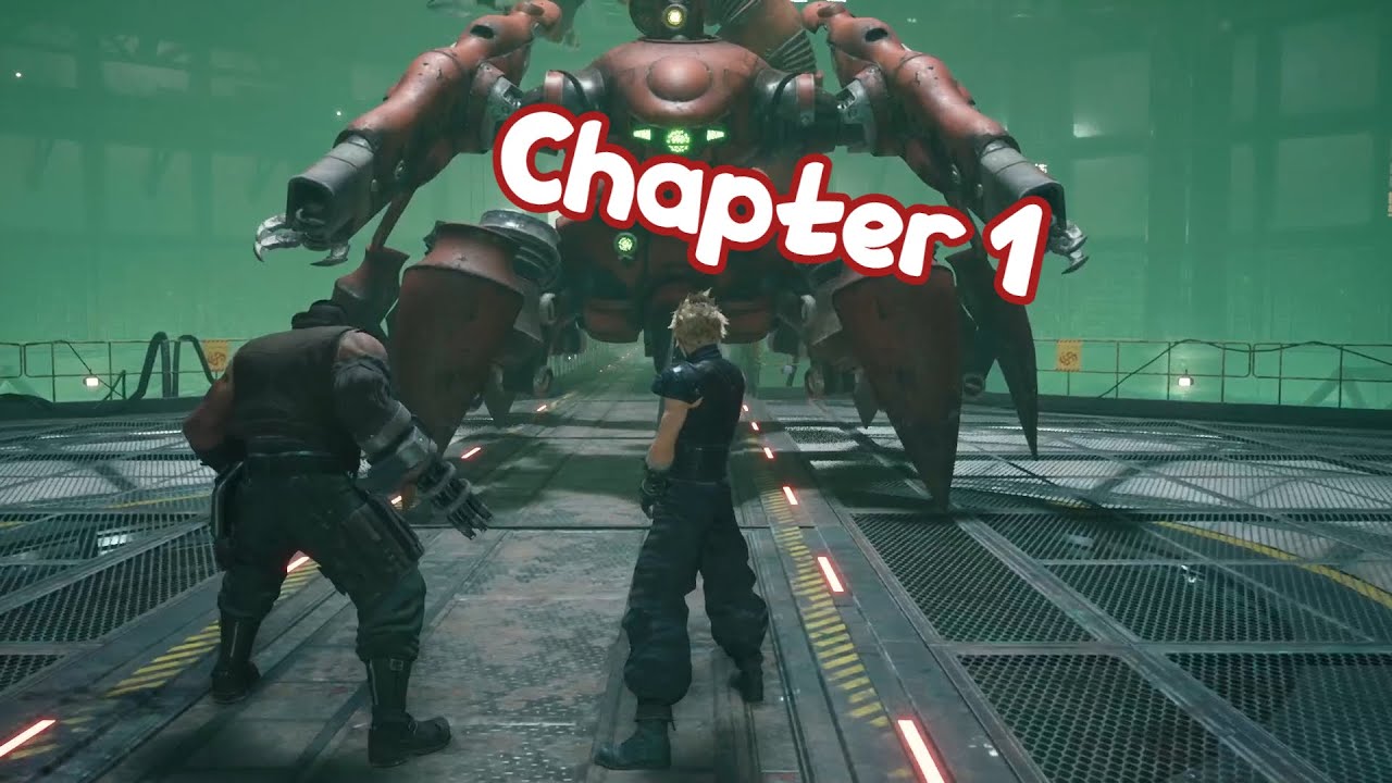 Final Fantasy 7 Remake, Chapter 1 - Full Playthrough [No Commentary]