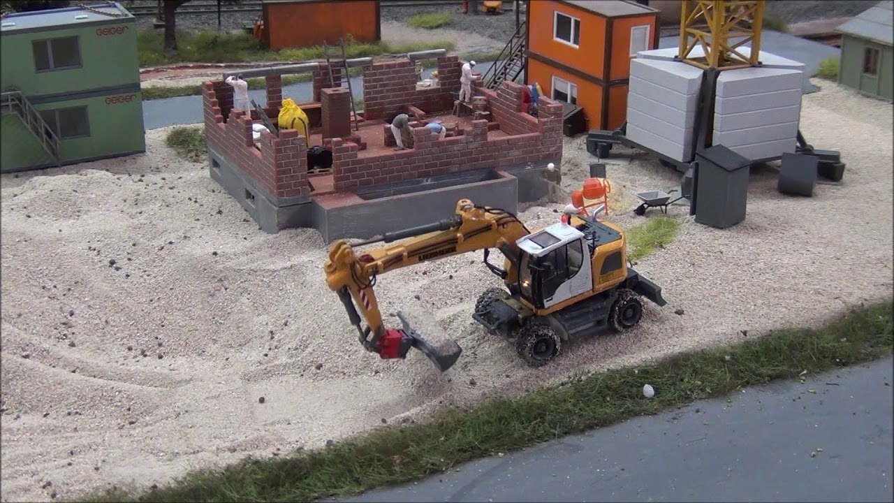 RC Mobilbagger Liebherr 918 compact im Maßstab 1/87