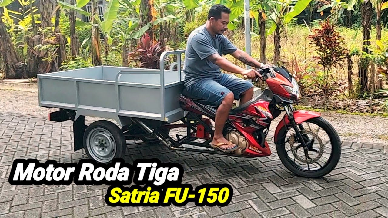 Modifikasi Gerobak Roda Tiga Satria FU-150 Untuk Peluang Wirausaha | Full Review & Tes Jalan