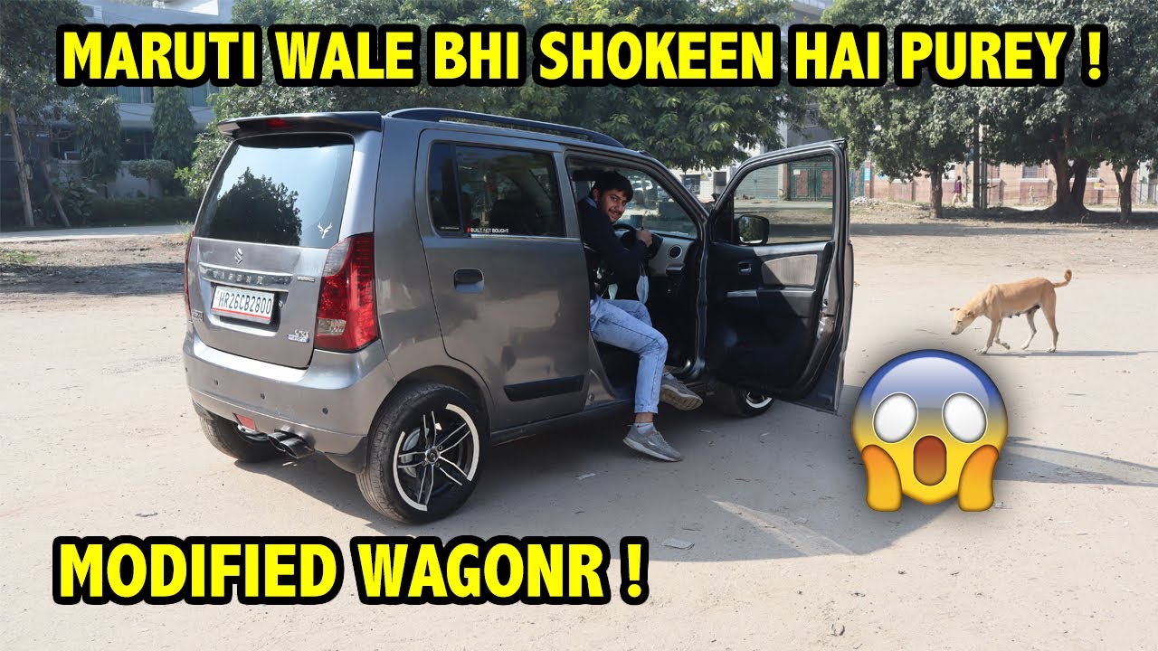 SIDHA MARUTI WALON SE HI HO GYA COLLABORATION ABTO 😍Maruti Suzuki Wagnor Fully Modified Alloy Wheels
