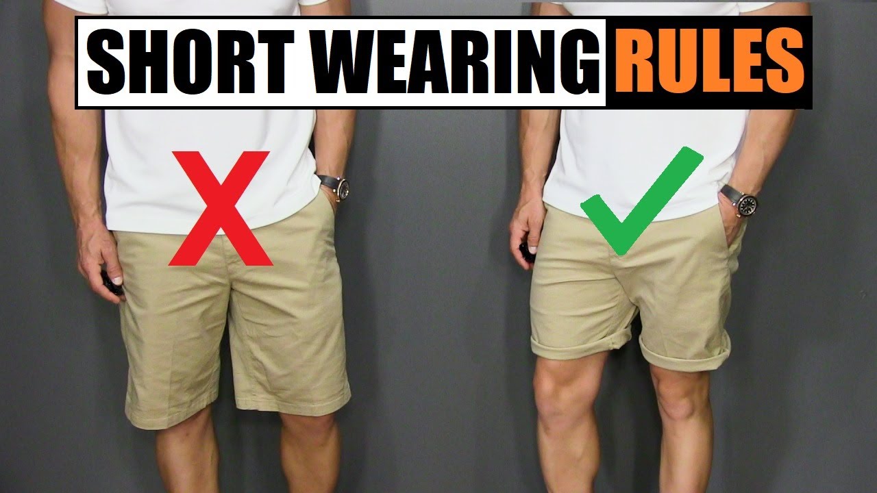 5 Short Wearing Rules ALL Men Should Follow!