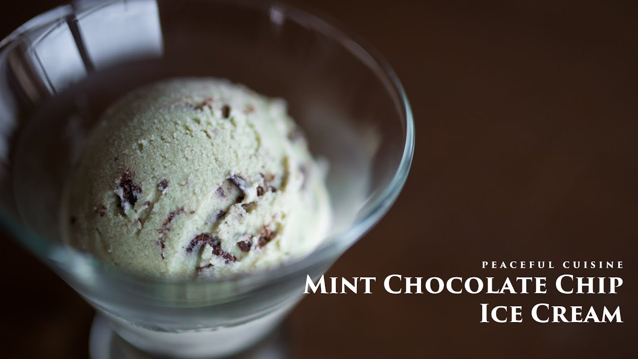 Mint Chocolate Chip Ice Cream (vegan) ☆ ミントチョコレートチップアイスクリームの作り方