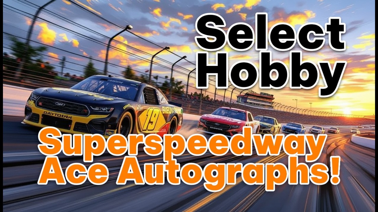 Pair Of Superspeedway Winners Autos! - Panini Select 2025 Racing Hobby Box - NASCAR Cards