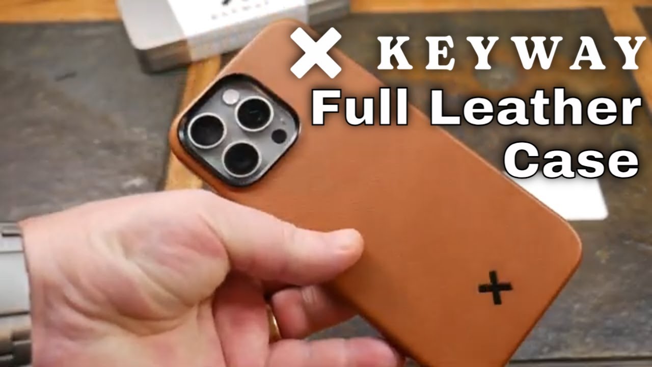 Keyway Design Luxury Full Leather Case iPhone 15 Pro Max Edition