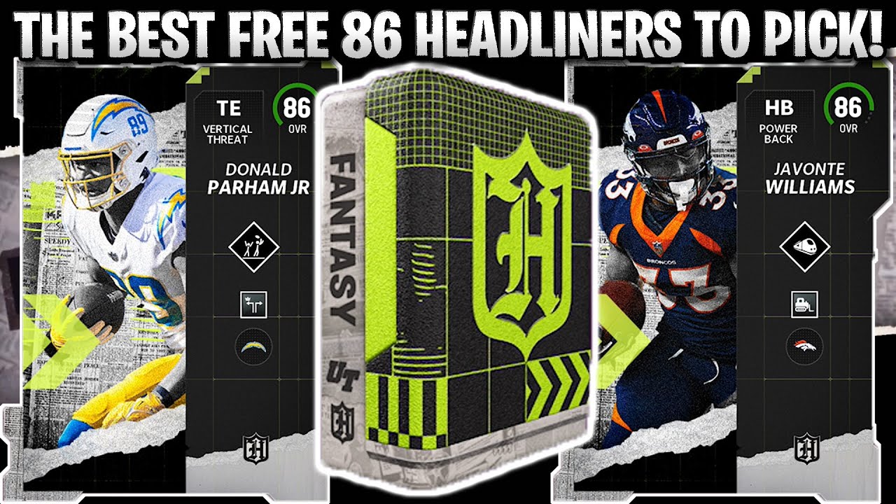 THE BEST FREE 86 OVERALL HEADLINERS TO PICK! | MADDEN 23 ULTIMATE TEAM