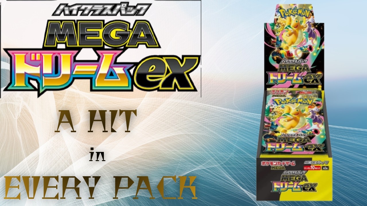 1 or 2 HITS in EVERY PACK - Pokemon Japanese Mega Dreams box 2