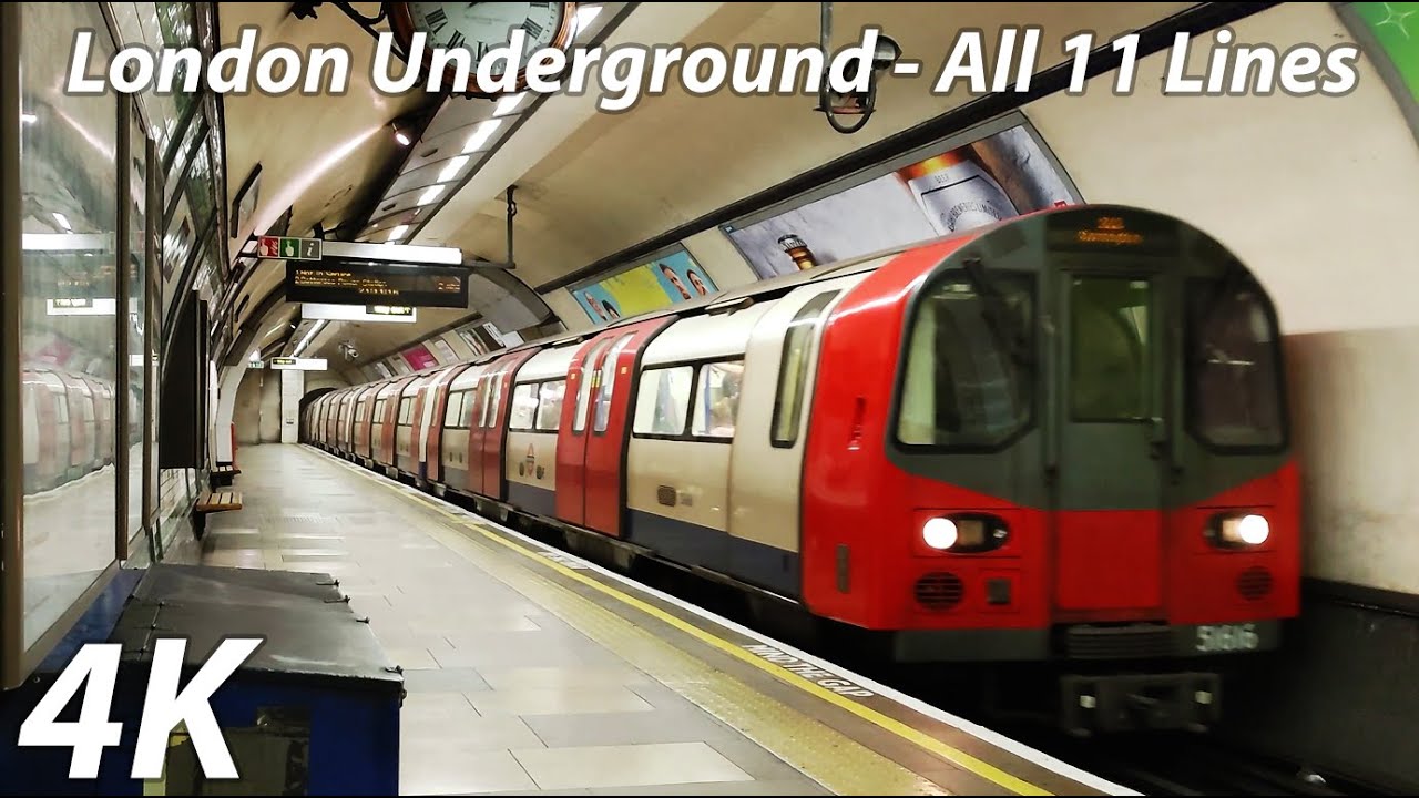 ⁴ᴷ⁶⁰ London Underground: Observations of Every Line (2022)