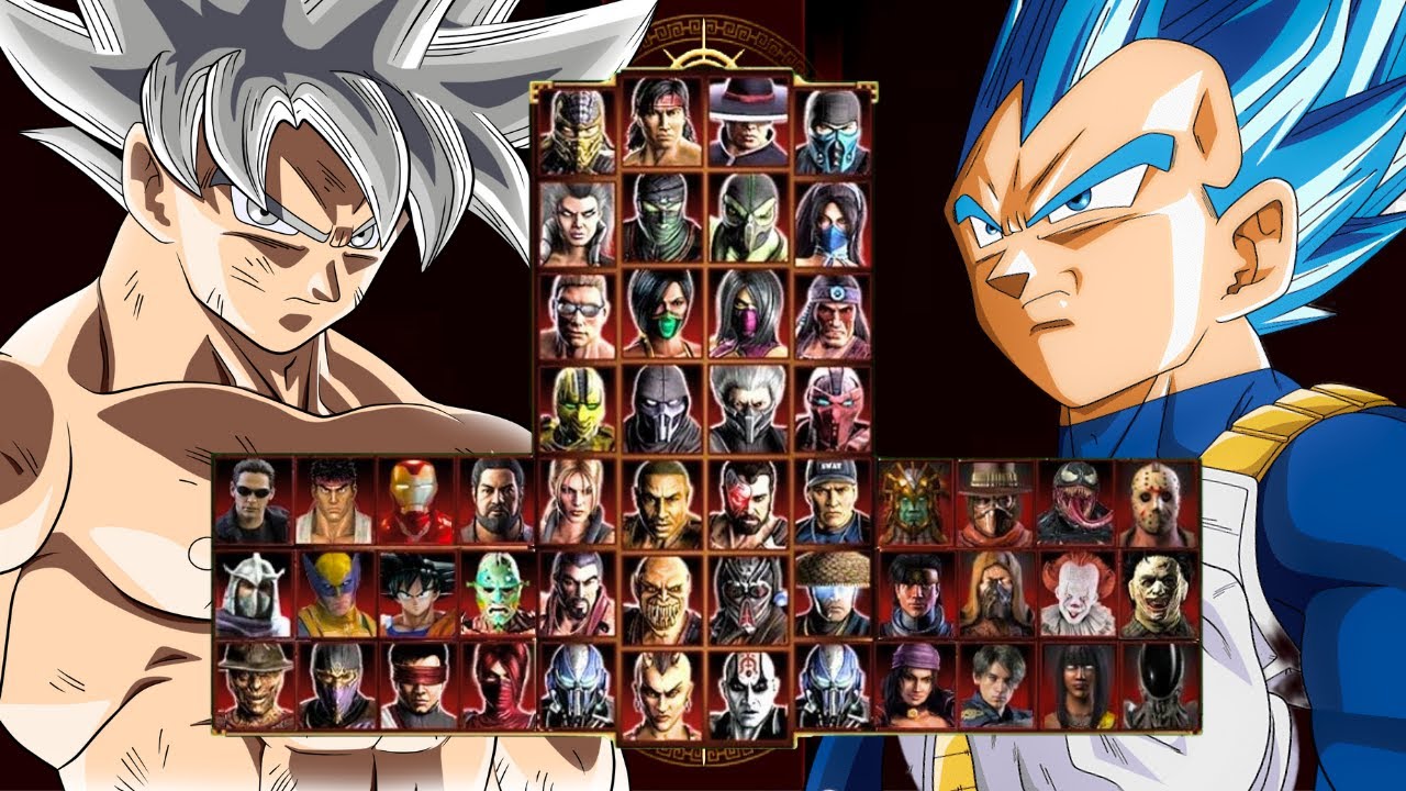 Mortal Kombat 9 - GOKU SSJ & VEGETA MOD - Expert Tag Ladder - Gameplay @(1080p) 60ᶠᵖˢ ✔