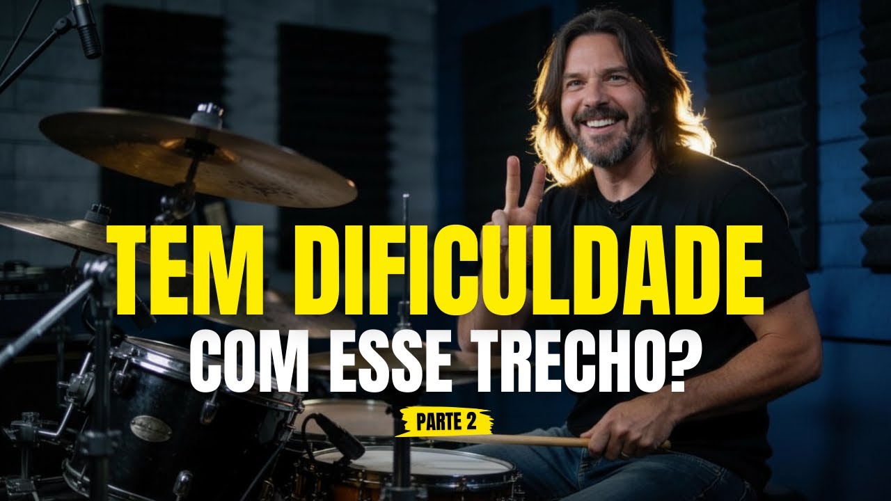 Resolva o trecho mais desafiador de Smells Like Teen Spirit na bateria (aula passo a passo)