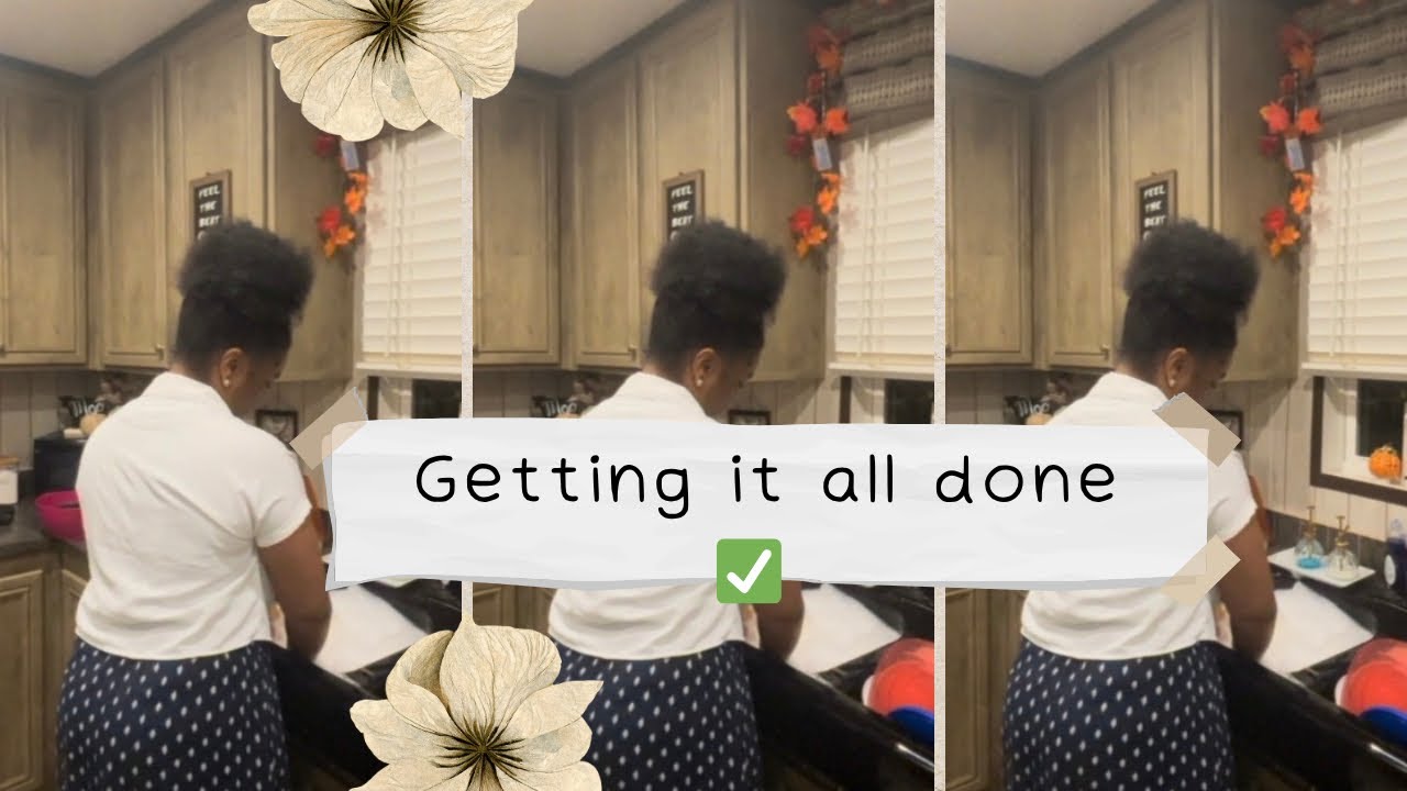 ✨New Video✨ Getting It ALL Done: Kitchen Clean, Living Room Reset & Laundry Prep!