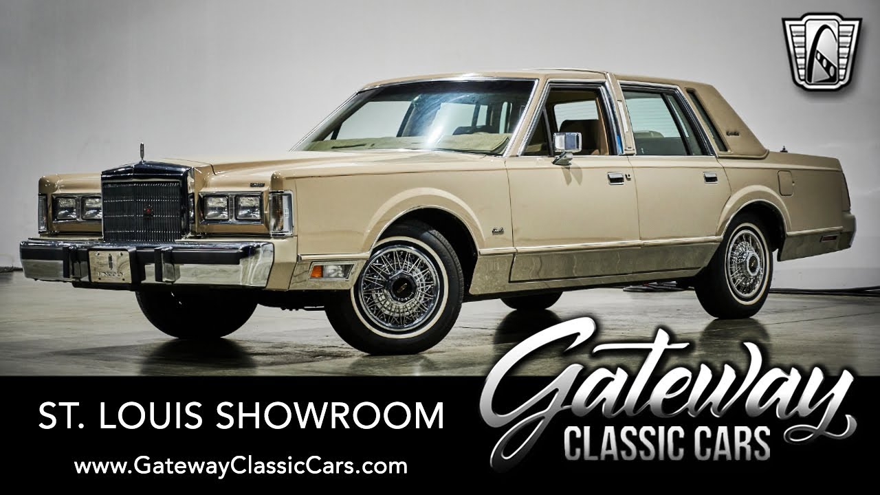 1988 Lincoln Town Car Gateway Classic Cars St. Louis  #8966