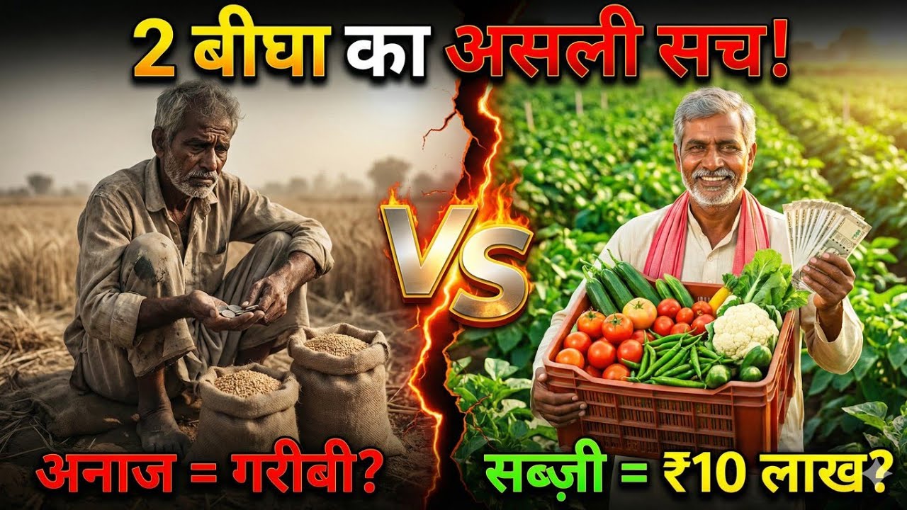 छोटी जमीन, बड़ा मुनाफा | 2 बीघा फार्मिंग मॉडल 2026!