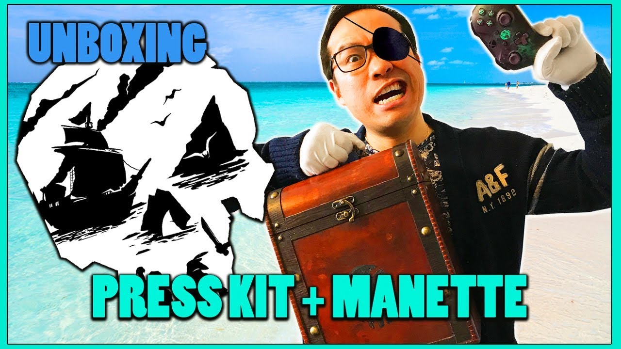 SEA OF THIEVES : notre UNBOXING du Coffre à Trésors + Manette 🏴‍☠️