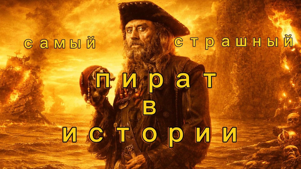 ЧЁРНАЯ БОРОДА — как один пират стал кошмаром для всех