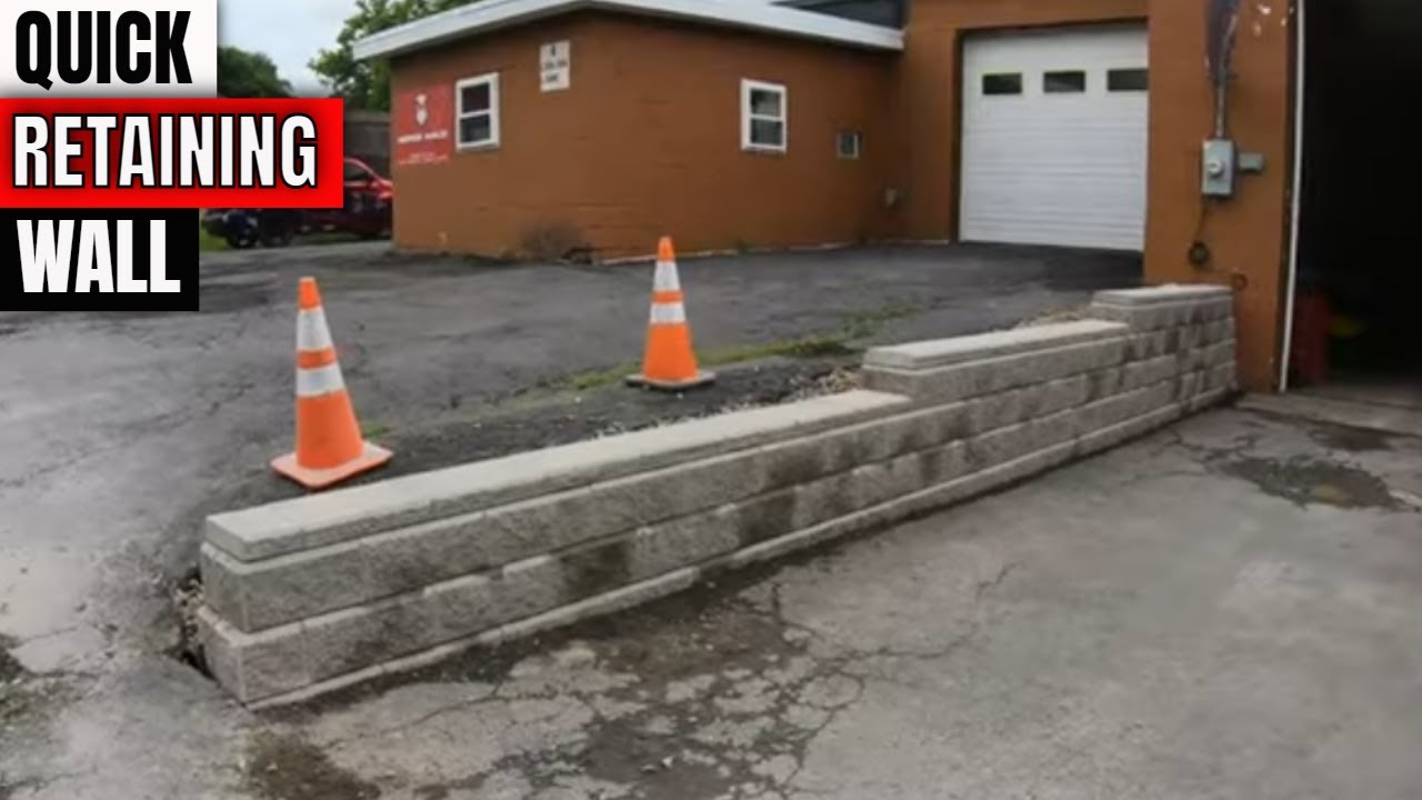 Lets build Retaining wall Allan Block 
