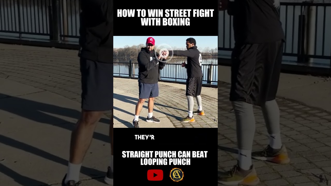 Use Straight Punches To WIN Street Fights #boxing #boxingtips #boxingtraining