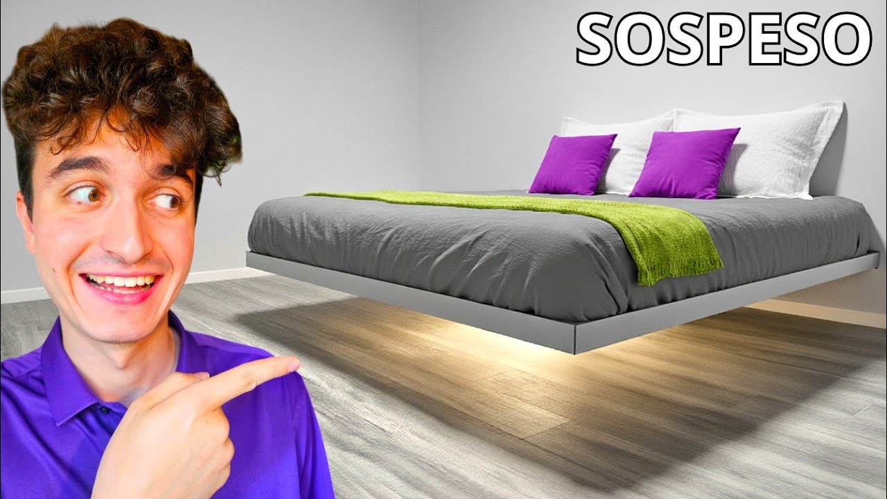 HO COSTRUITO UN LETTO SOSPESO