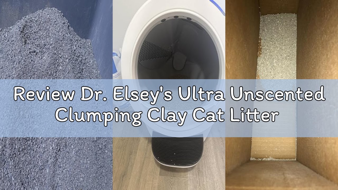 Review Dr. Elsey's Ultra Unscented Clumping Clay Cat Litter 18 lb Bag