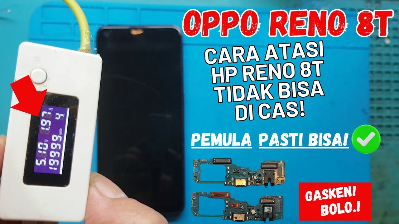 OPPO RENO 8T NOT CHARGING SOLUTION⁉️ Belajar Bersama Solder Beku Tutorial